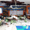 Aula de infantil del CEIP Isidora Riestra en la que cayó el falso techo