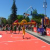 Road Show da Federación Española de Baloncesto na praza de España