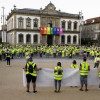 Manifestación de los trabajadores de Ence por Pontevedra tras la sentencia de la Audiencia Nacional