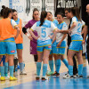 Partido de liga entre Marín Futsal y FSF Móstoles en A Raña