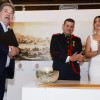 Miguel Anxo Fernández Lores oficia una boda civil en la jornada de reflexión