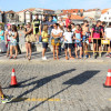 Participantes no campionato galego de acuatlón, celebrado en Poio