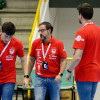 Partido entre Club Cisne Balonmano e Sinfín no Príncipe Felipe