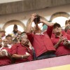 Aficionados y ambiente en la Feria de la Peregrina