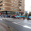 Cadena humana de la APDR para pedir el cierre de Elnosa en Lourizán
