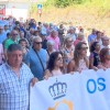 Manifestación en defensa de la sanidad pública en Ponte Caldelas