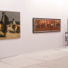 Montaje de la exposición "Castelao Artista" en el Museo de Pontevedra