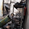 Incendio nunha nave alugada pola Orquestra Panorama en Caldas