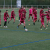 Primer entrenamiento del Pontevedra CF después de las vacaciones de Navidad del 2021