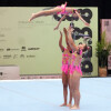 Celebración de los campeonatos de España de gimnasia acrobática en el Municipal