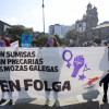 Manifestación del 8M, Día Internacional de la Mujer 2021, en Pontevedra