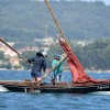 Concentración de embarcacións tradicionais na Festa do Mar