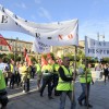 Manifestación en defensa do emprego en Pontevedra