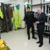 Visita del delegado del Gobierno a las instalaciones de los GRS de la Guardia Civil en Castrosenín