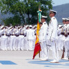 Entrega de reales despachos en la Escuela Naval con Felipe VI, Letizia y Leonor