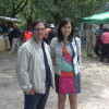O alcalde de Cuntis, Antonio Pena Abal, e a deputada provincial de Cutlura, Ana Isabel Vázquez