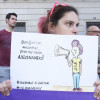 Concentración contra las violencias machistas en Pontevedra tras el crimen de Vilalba