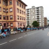 Cadena humana de la APDR para pedir el cierre de Elnosa en Lourizán