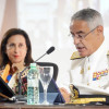 Margarita Robles inaugura o curso académico militar na Escola Naval