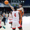 Partido entre Valencia Basket ey As Mónaco do IX Torneo EncestaRías no Pavillón Municipal 