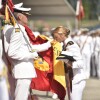 Xura de bandeira e entrega de Despachos na Escola Naval Militar