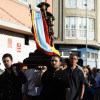 Procesión de Santiaguiño de O Burgo para recoger uvas y maíz