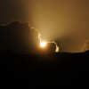 Eclipse solar visto desde la ría de Pontevedra