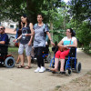  Saída guiada de persoas con parálise cerebral para coñecer o río Gafos