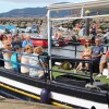 Celebración de la Recalada en el muelle de Arcade