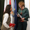 María Ramallo y Nava Castro durante la inauguración del Congreso Internacional de la Camelia