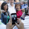 Mariano Rajoy se hizo fotografias con decenas de militantes y cargos políticos en la apertura del curso político 2013 en Soutomaior