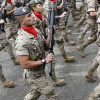 Parada militar con motivo do XLVII aniversario da Brilat