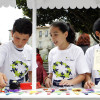 Cooperativas artesanais infantís que venderon os seus produtos na Praza de Ourense