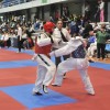 Uno de los combates del XVI Open Internacional de taekwondo Cidade de Pontevedra