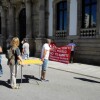 Protesta dos vendedores ambulantes de Pontevedra