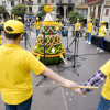 Concurso de 'maios' na la Praza da Ferrería de Pontevedra