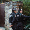 Rexistro practicado pola Garda Civil e as policías alemana e italiana na vivenda de Samieira