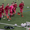 Primer entrenamiento del Pontevedra CF después de las vacaciones de Navidad del 2021