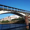 Obras de reforma del puente de A Barca
