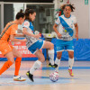 Partido de liga en A Raña entre Marín Futsal y Roldán