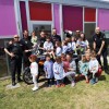 Exhibición da Policía Nacional na escola infantil da Parda