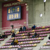 Partido de liga entre Pontevedra e Celta B en Pasarón