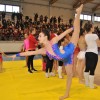 Exhibición de ximnasia do Club Treboada en Ponte Caldelas