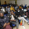 Afeccionados senegales asisten á final da Copa de África en Santiaguiño do Burgo
