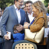Mariano Rajoy recorre la Alameda de Marín en campaña electoral