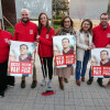 Pegada virtual de carteles del PSdeG-PSOE para las elecciones do 18F