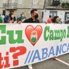 Manifestación en Campo Lameiro contra el cierre de Abanca