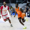 Partido entre Valencia Basket y As Mónaco del IX Torneo EncestaRías en el Pabellón Municipal 