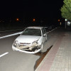 Accidente en una carrera ilegal de coches en Ponte Muíños