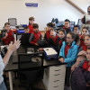 Visita de escolares del Colexio San José a PontevedraViva